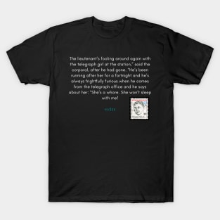 Jaroslav Hašek, švejk  Quote T-Shirt